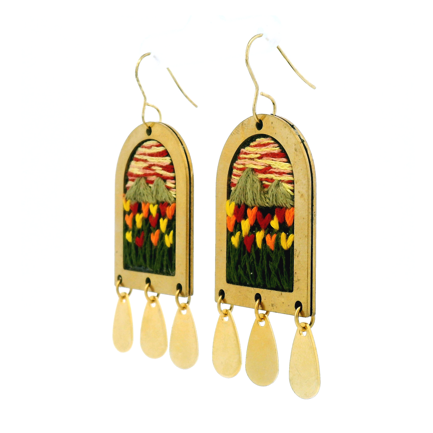 Tulip Meadow Mountain Earrings