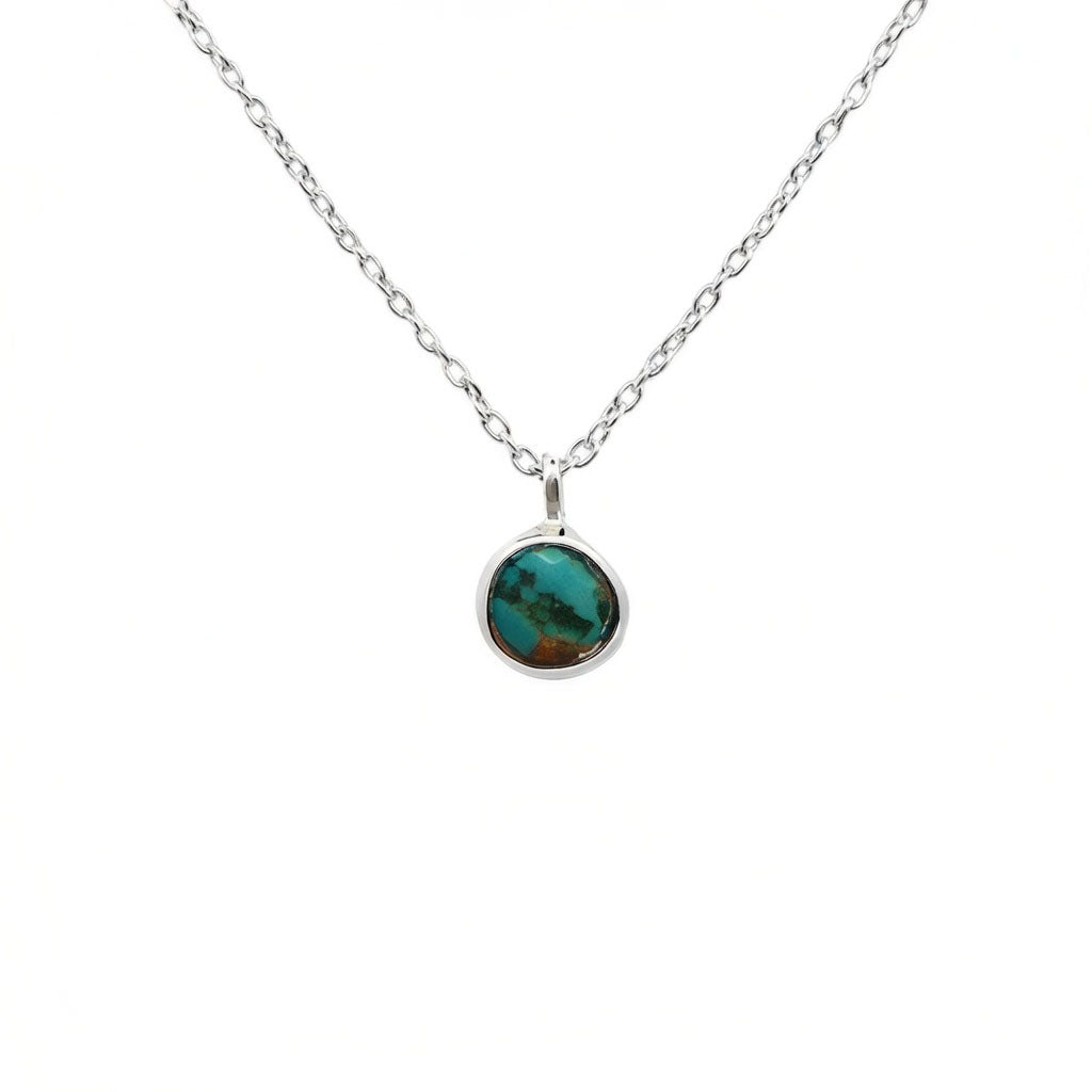 Turquoise December Birthstone Necklace
