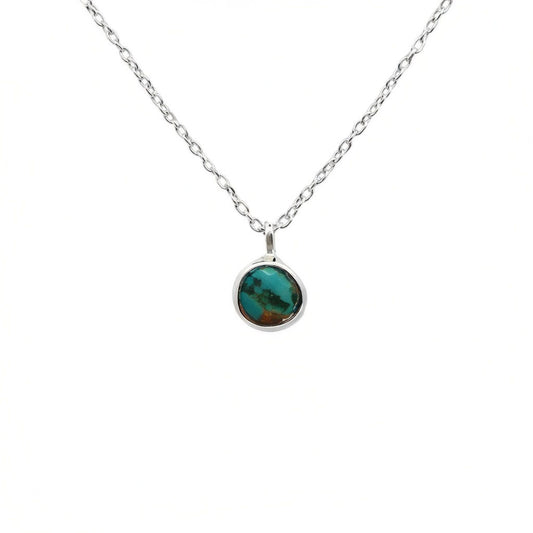 Turquoise December Birthstone Necklace
