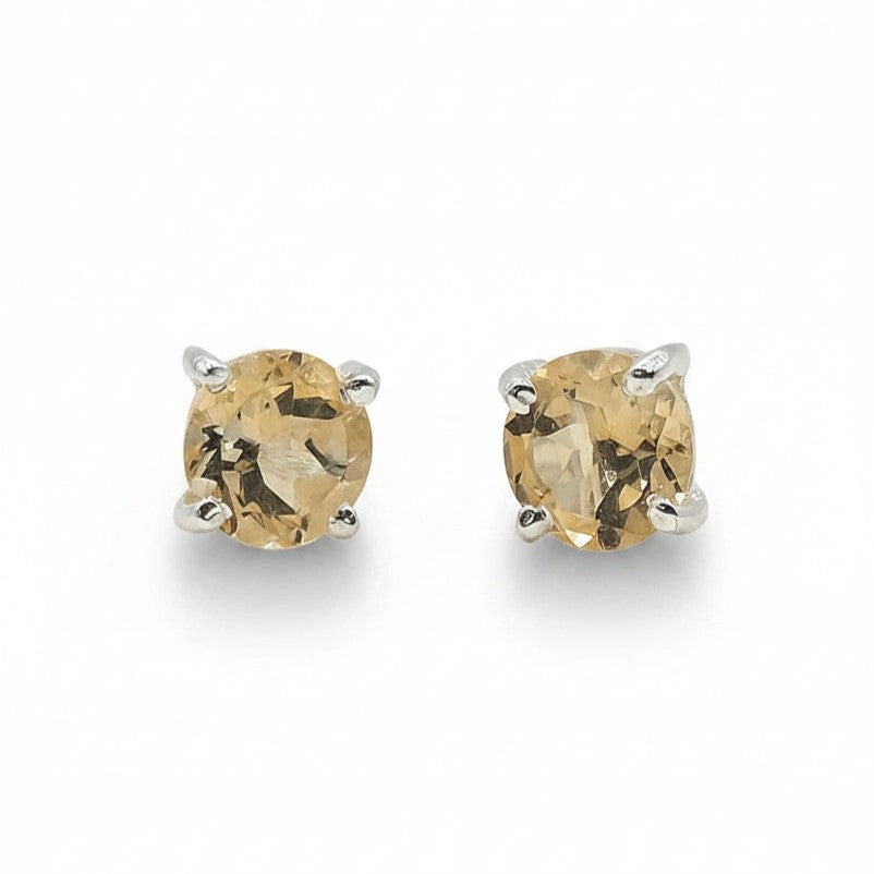November Birthstone Earrings Citrine