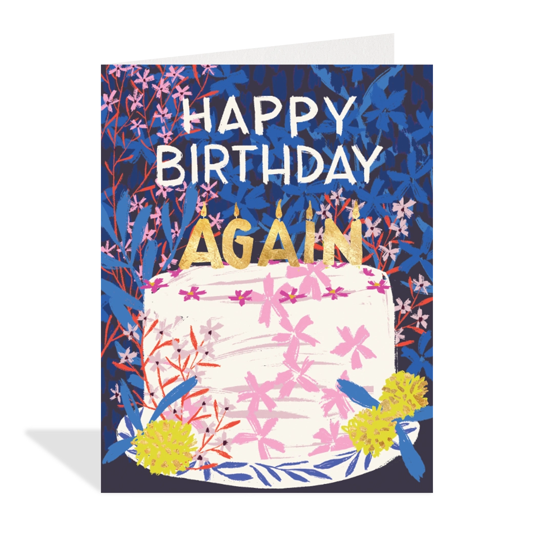 Happy Birthday Again Card