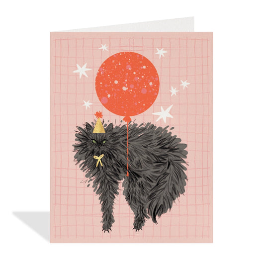 Balloon Cat Card