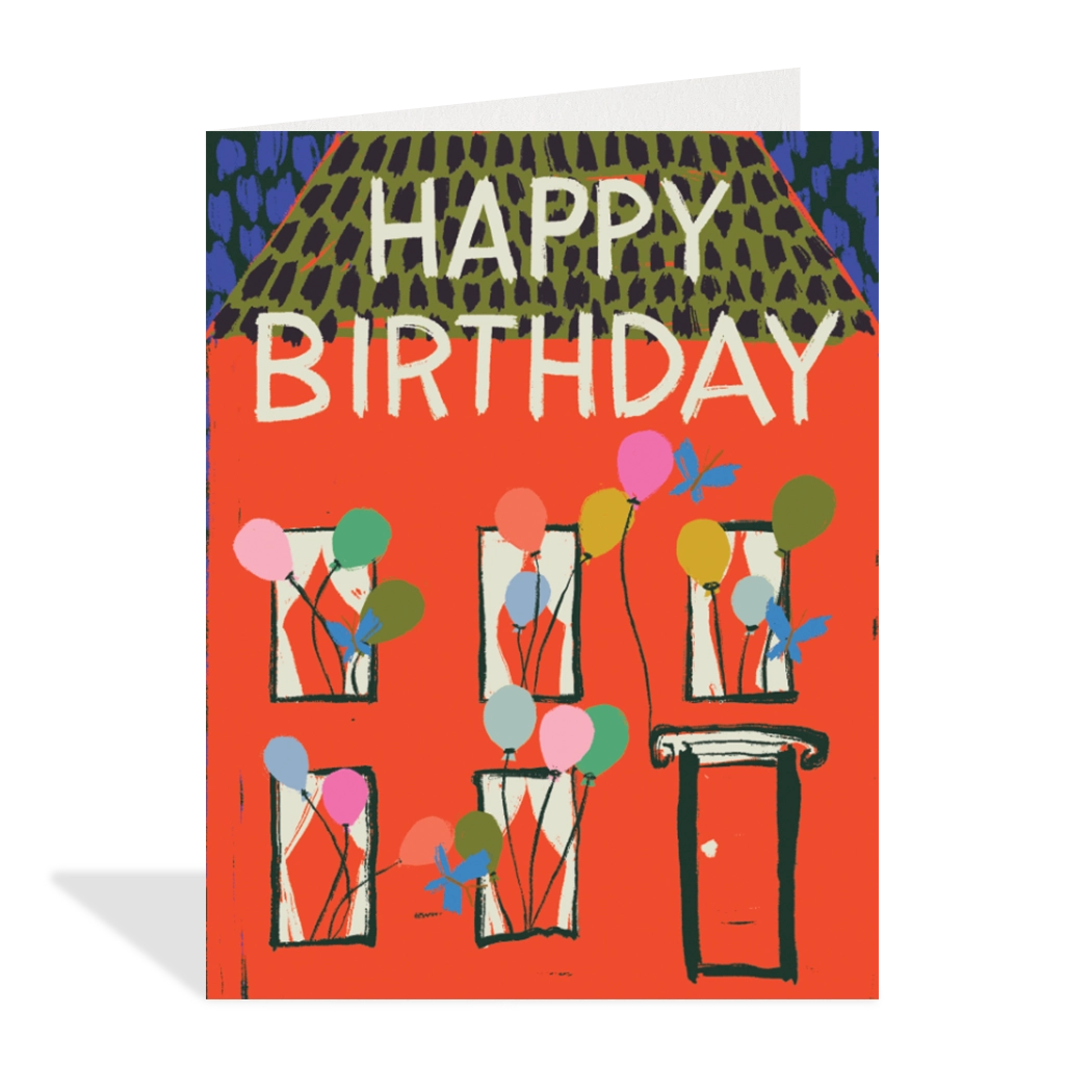 Happy Birthday House Party Card