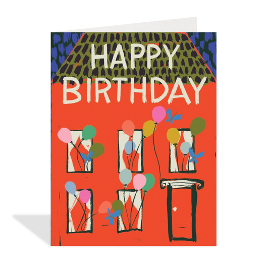 Happy Birthday House Party Card