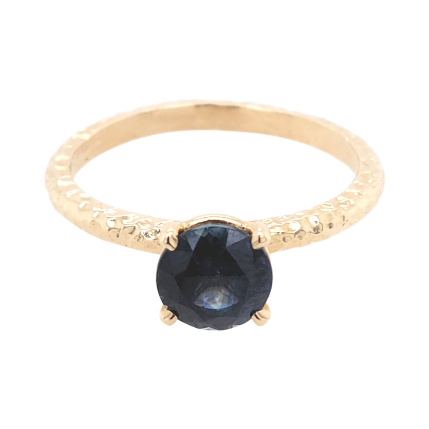 Blue Sapphire Solitaire Ring