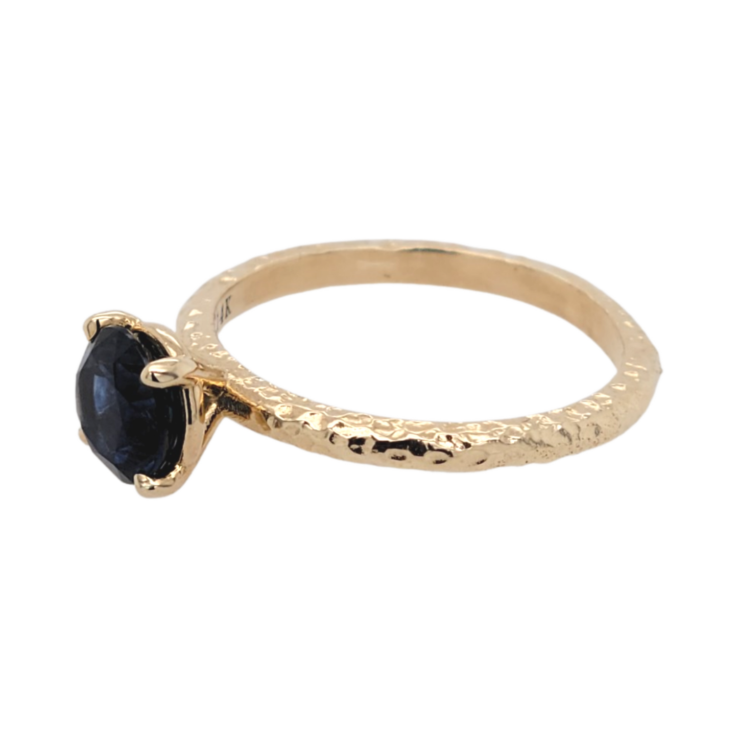 Blue Sapphire Solitaire Ring