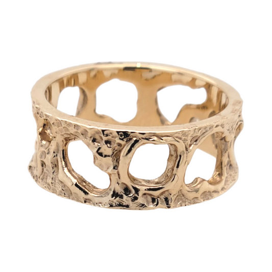 Gold Honeycomb Band