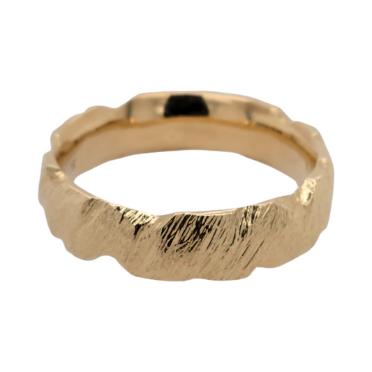 Etched Wedding Band