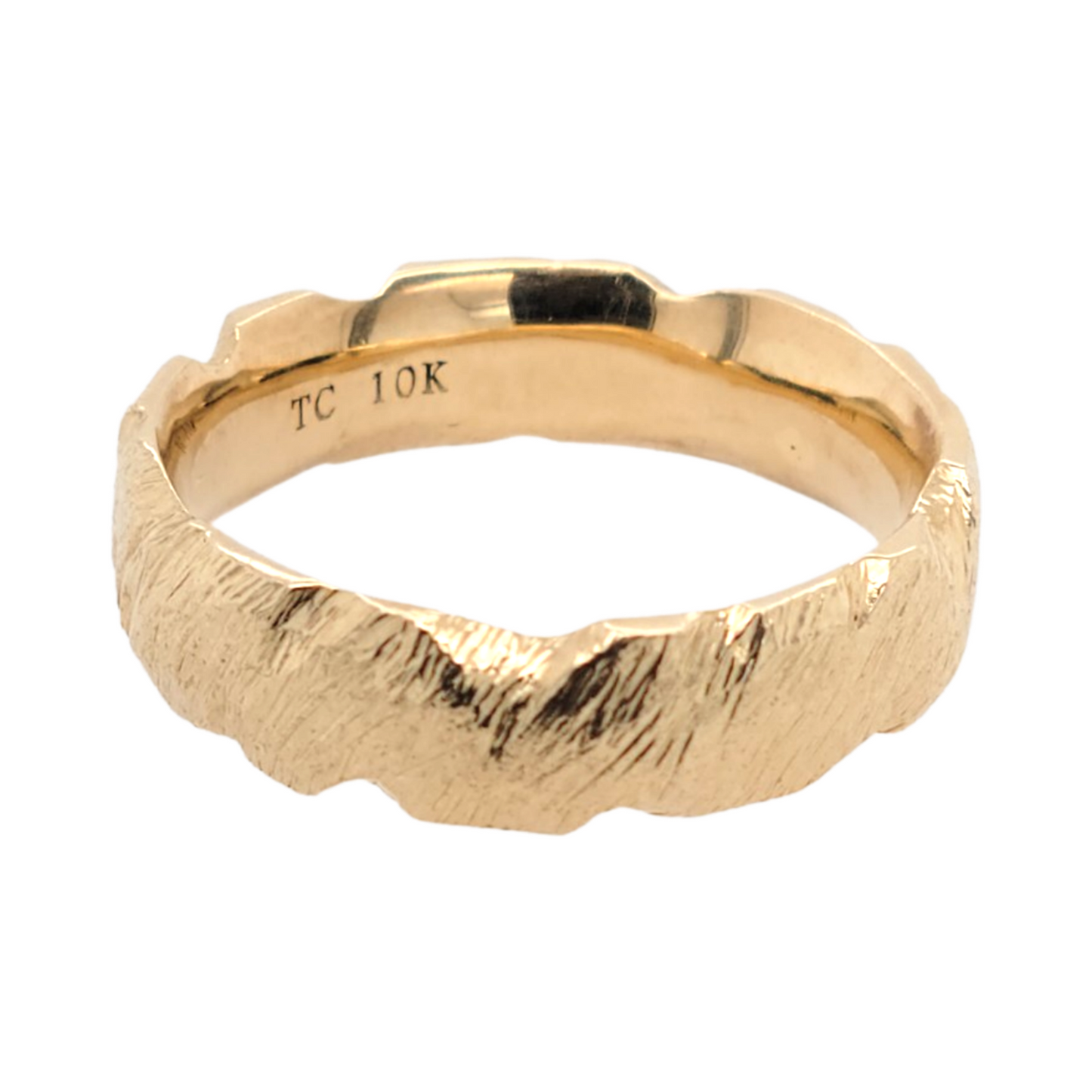 Etched Wedding Band