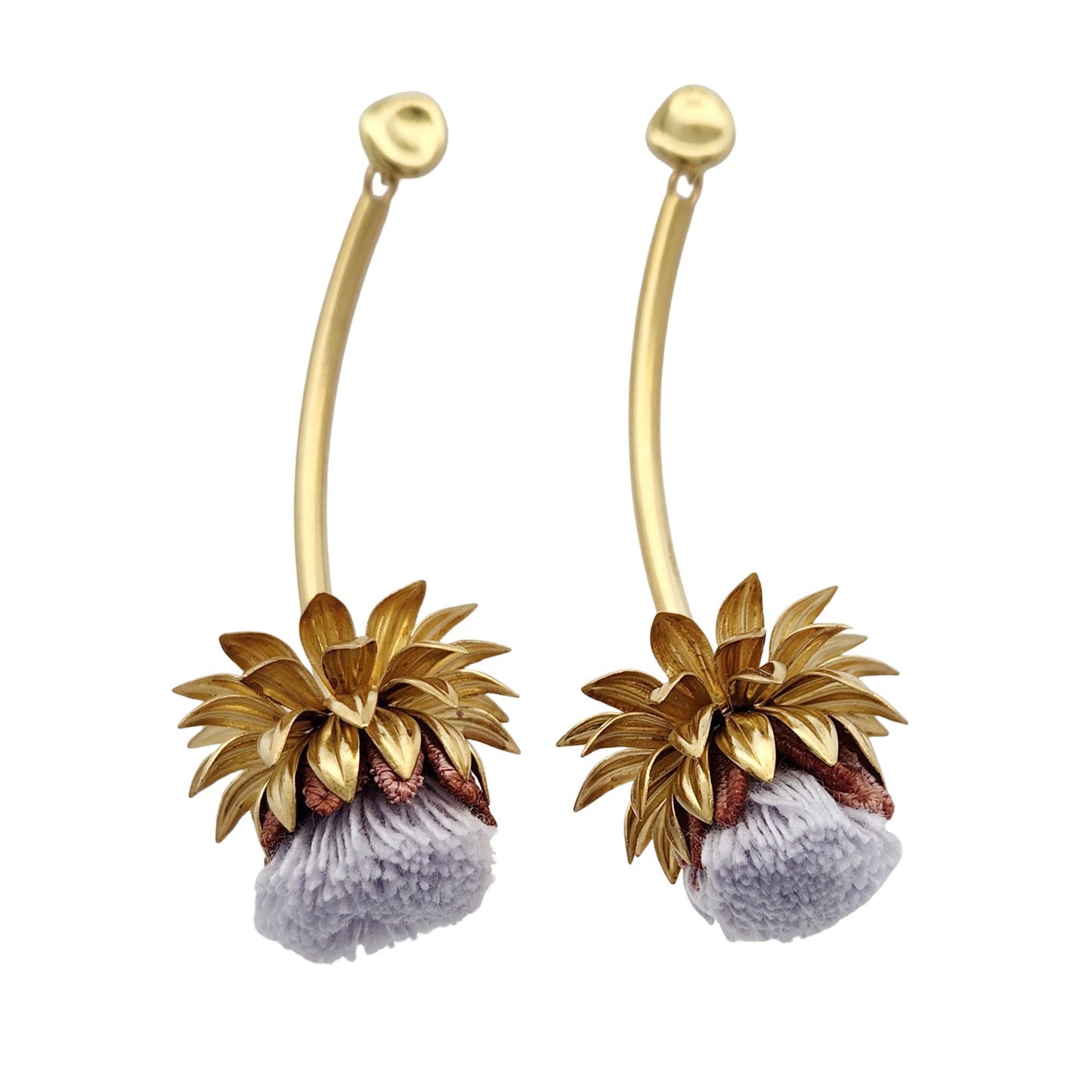 Lavender Cynara Earrings