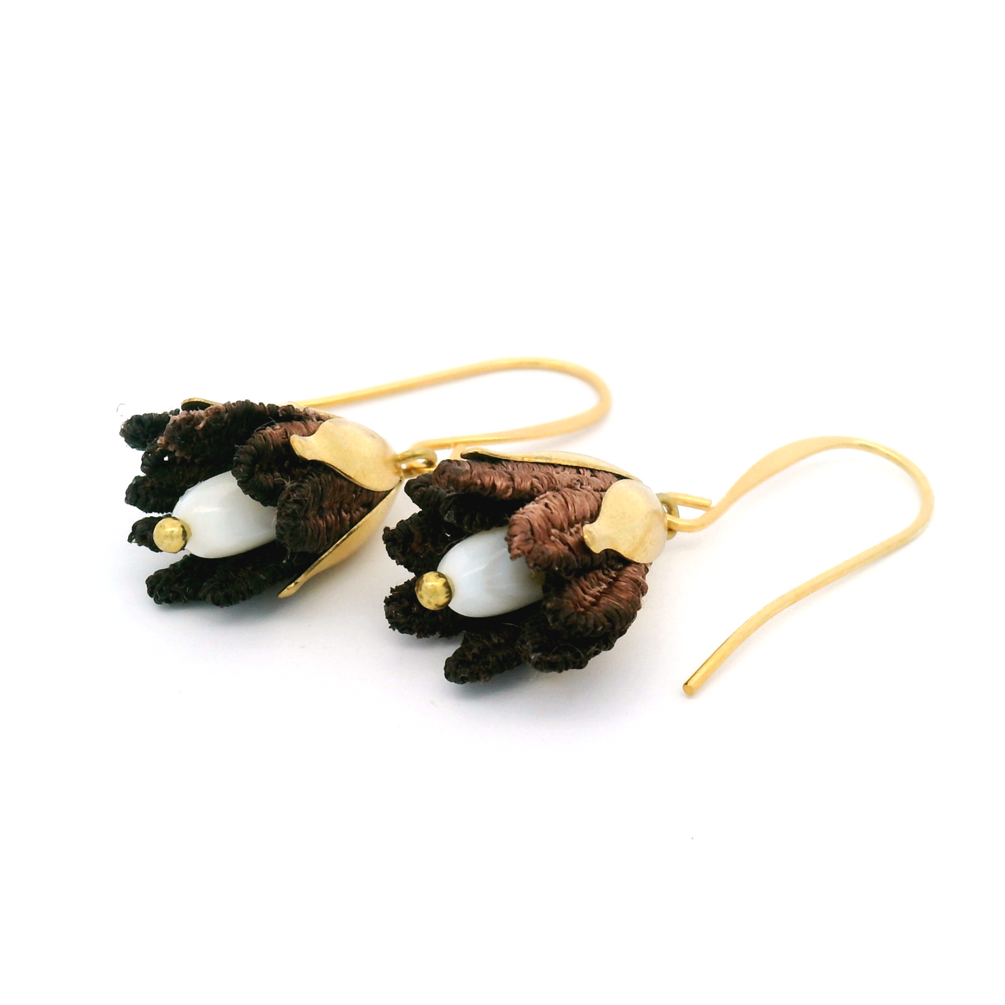 Malli Cocoa Brown Earrings