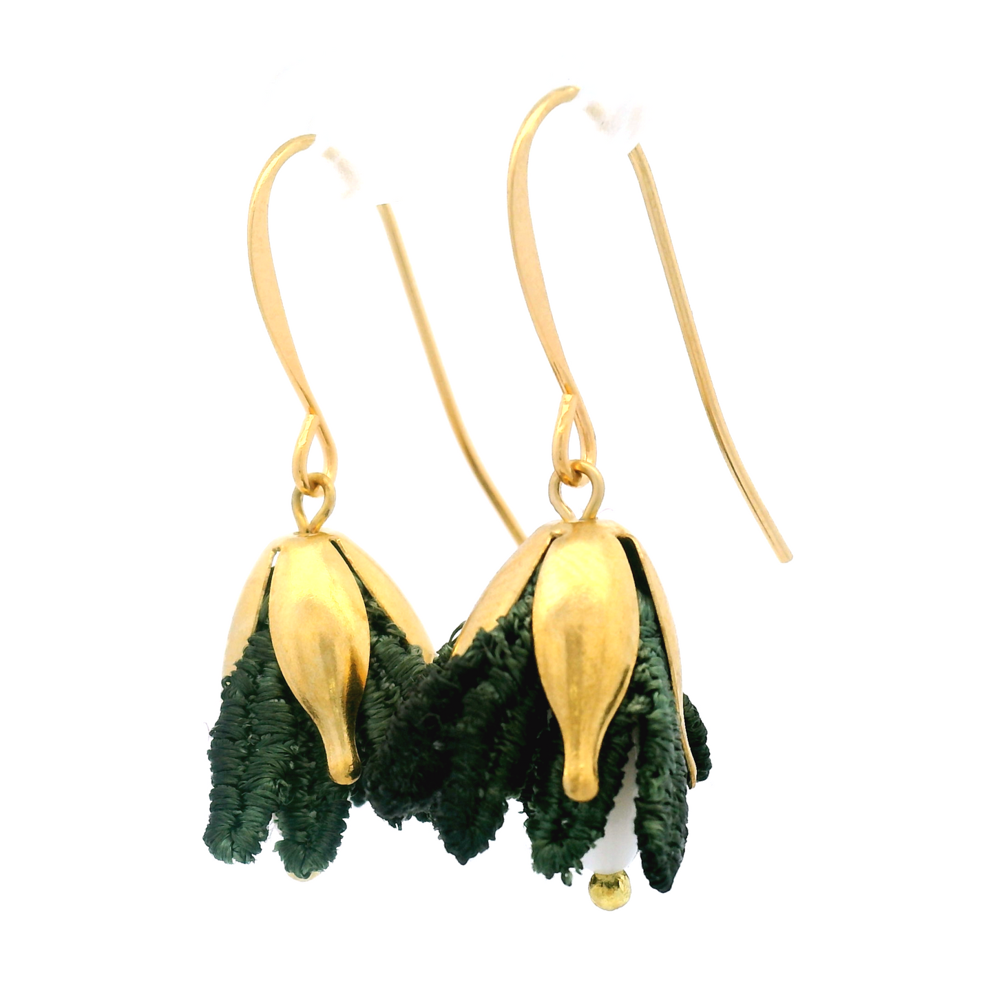 Malli Dark Moss Earrings