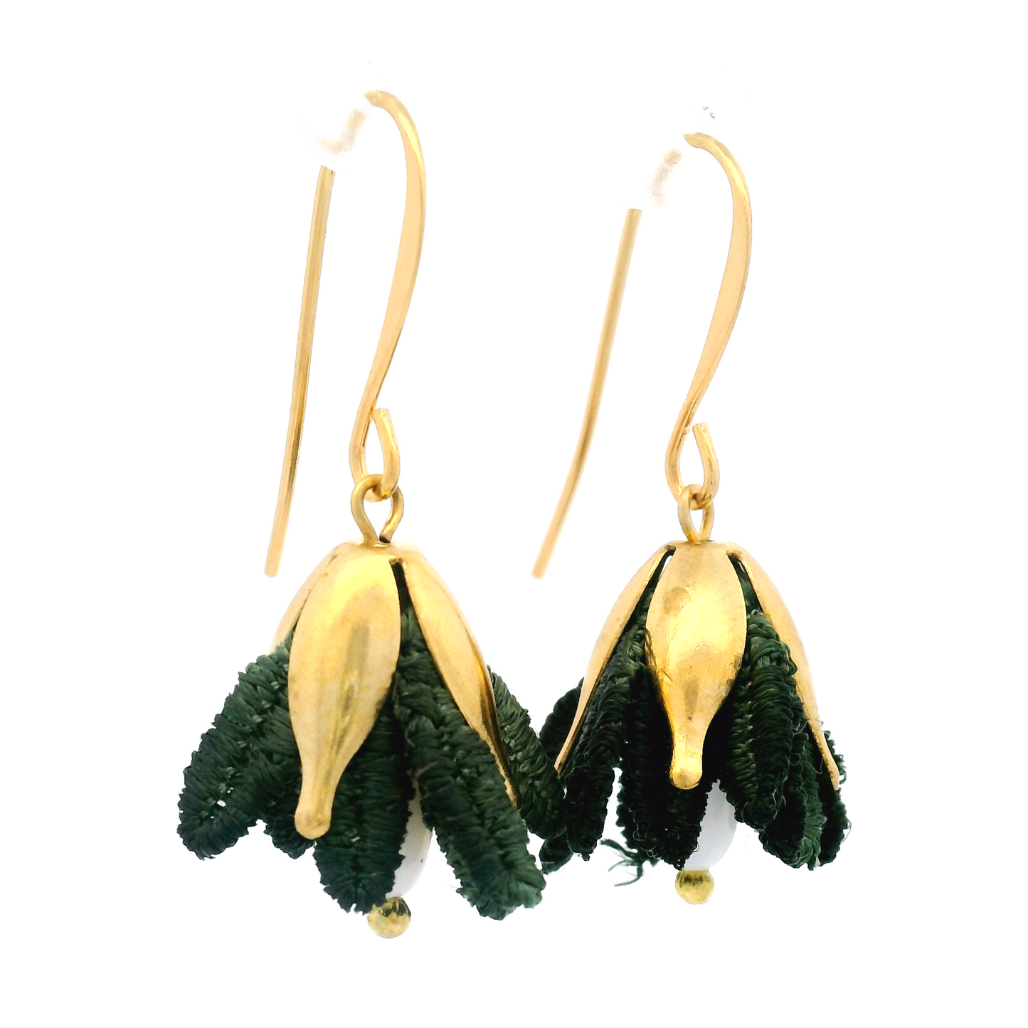Malli Dark Moss Earrings