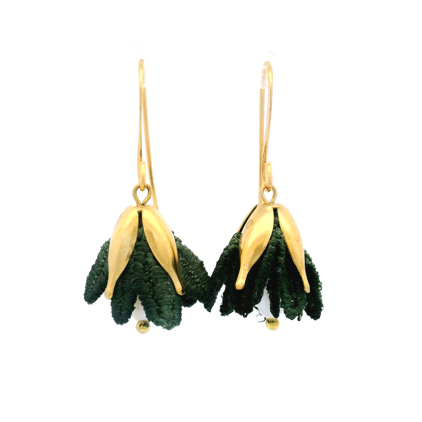Malli Dark Moss Earrings