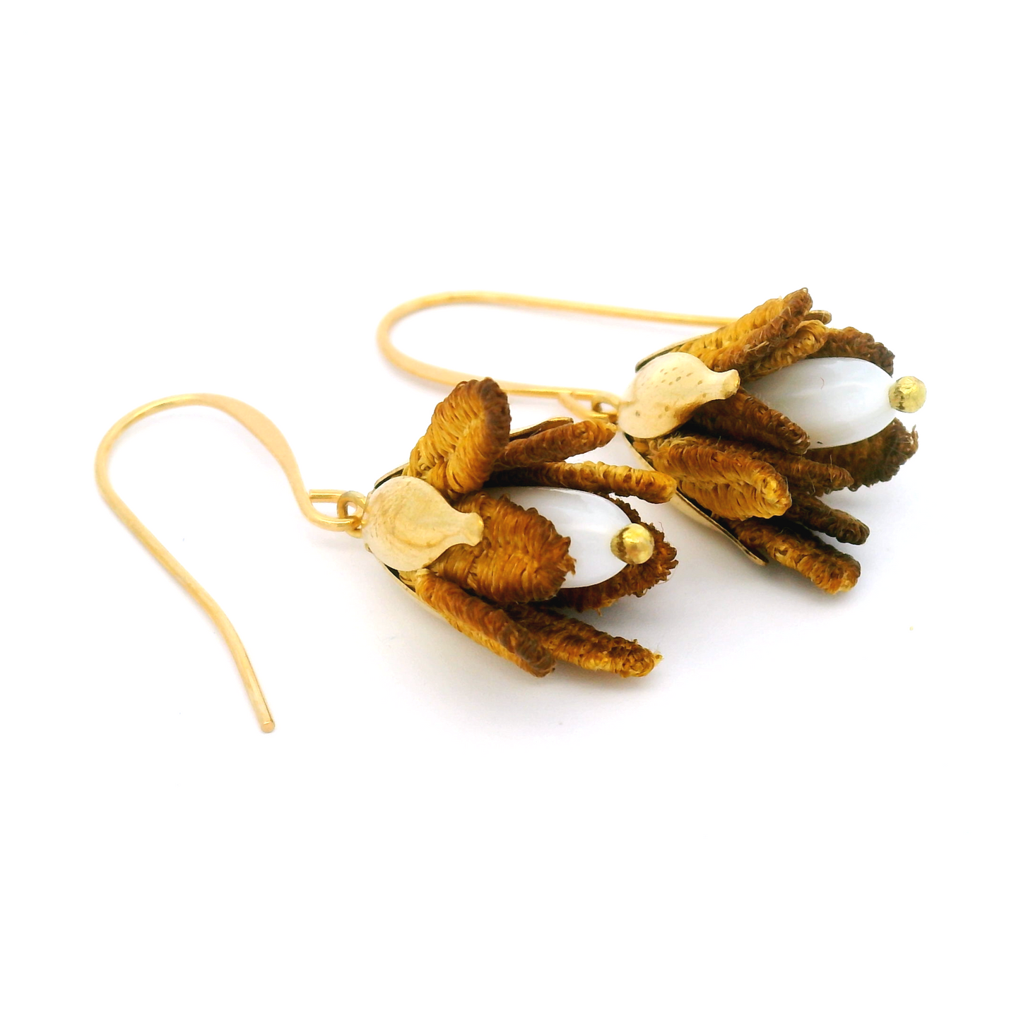 Malli Mustard Earrings