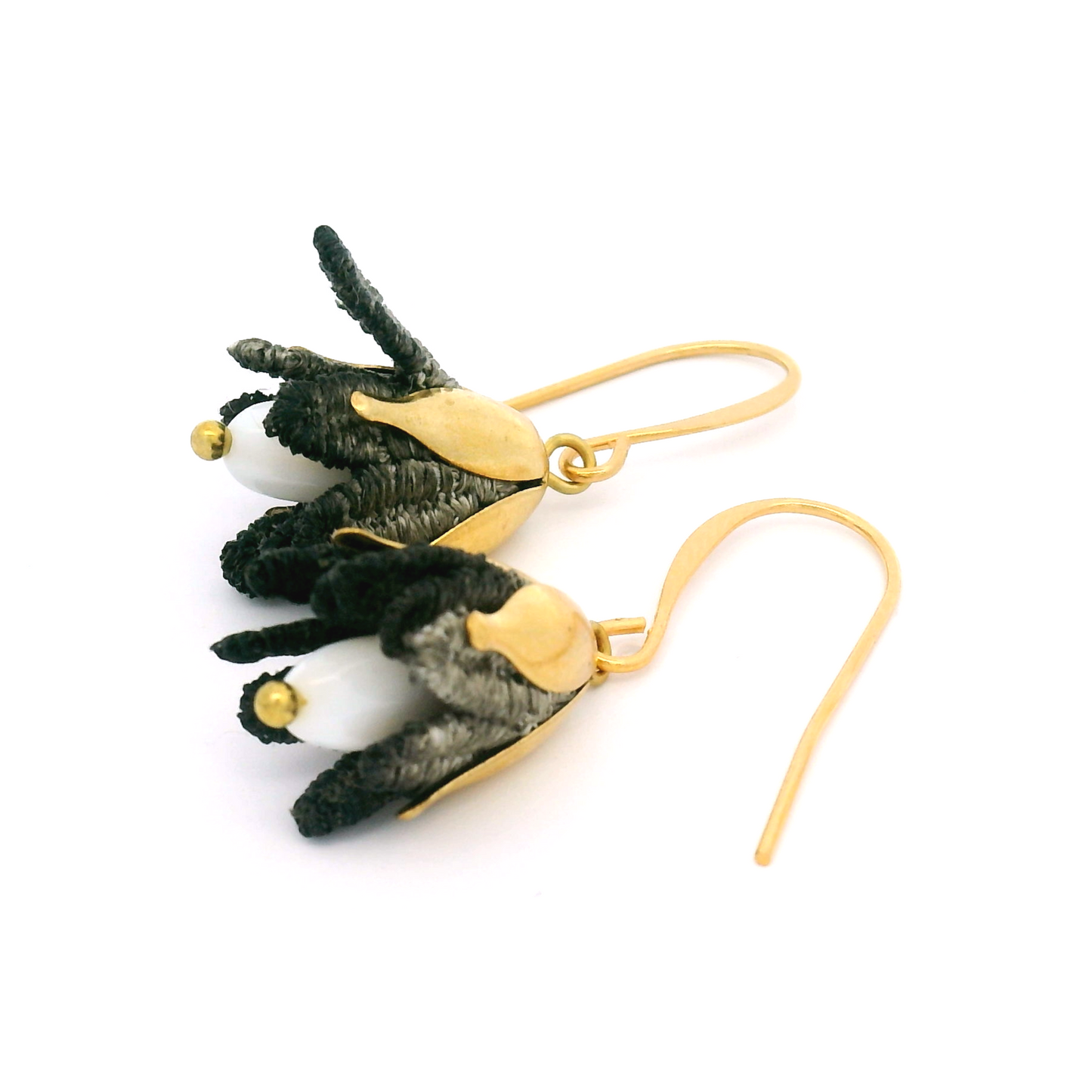 Malli Pewter Grey Earrings