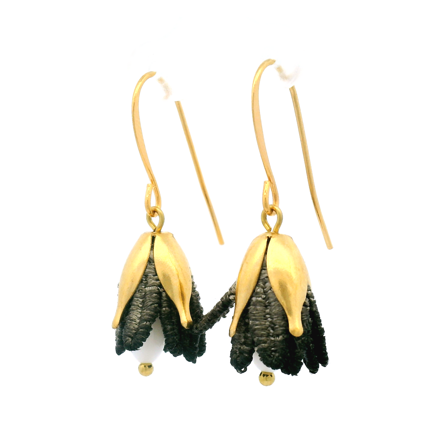 Malli Pewter Grey Earrings