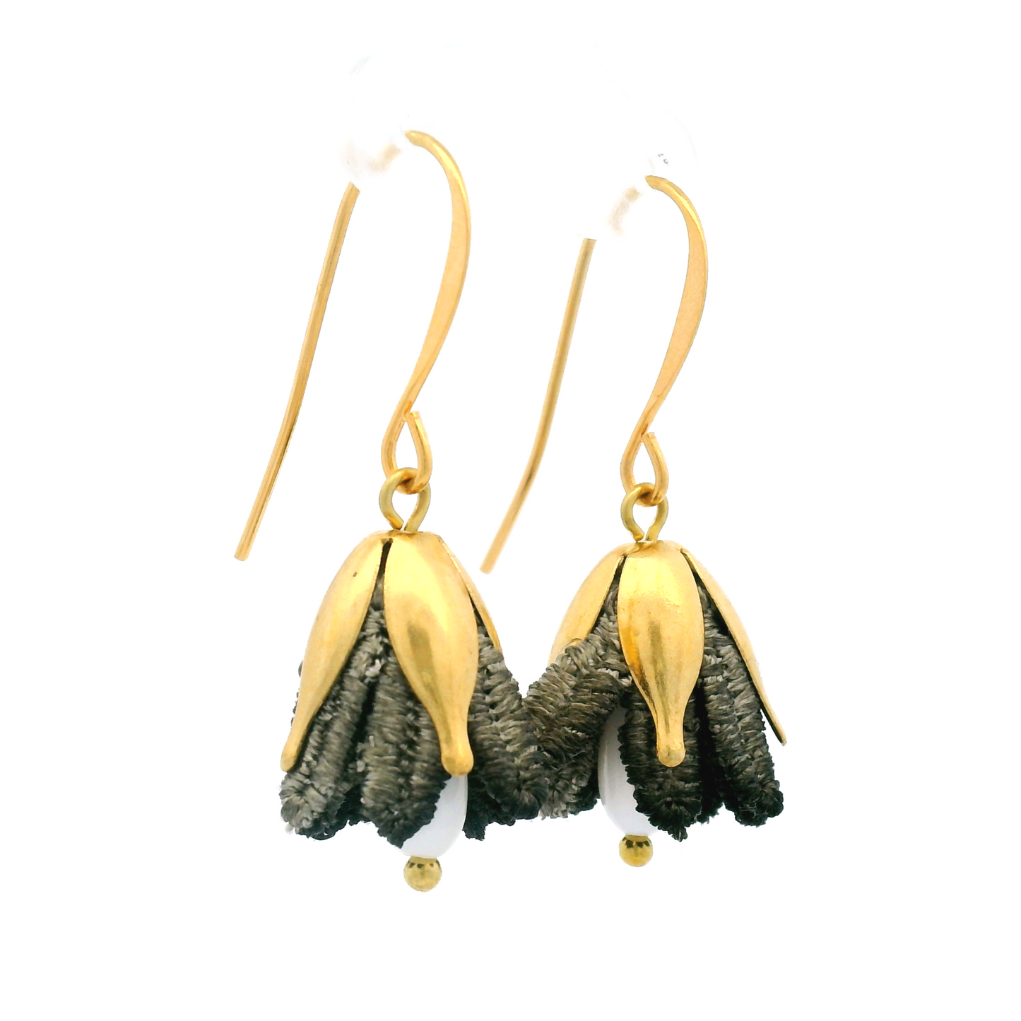 Malli Pewter Grey Earrings