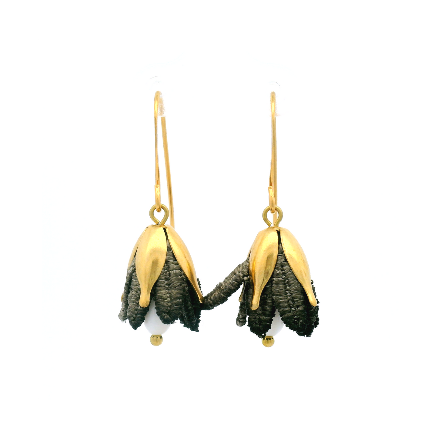 Malli Pewter Grey Earrings
