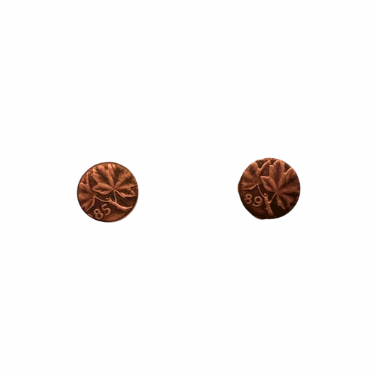 Canadian Penny Coin Studs