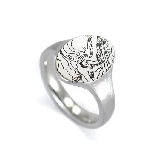 Sterling Silver Belwoods Signet Ring