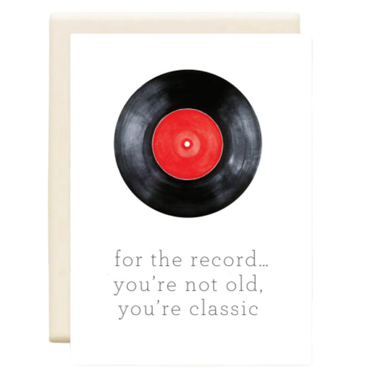 For The Record Birthday Card