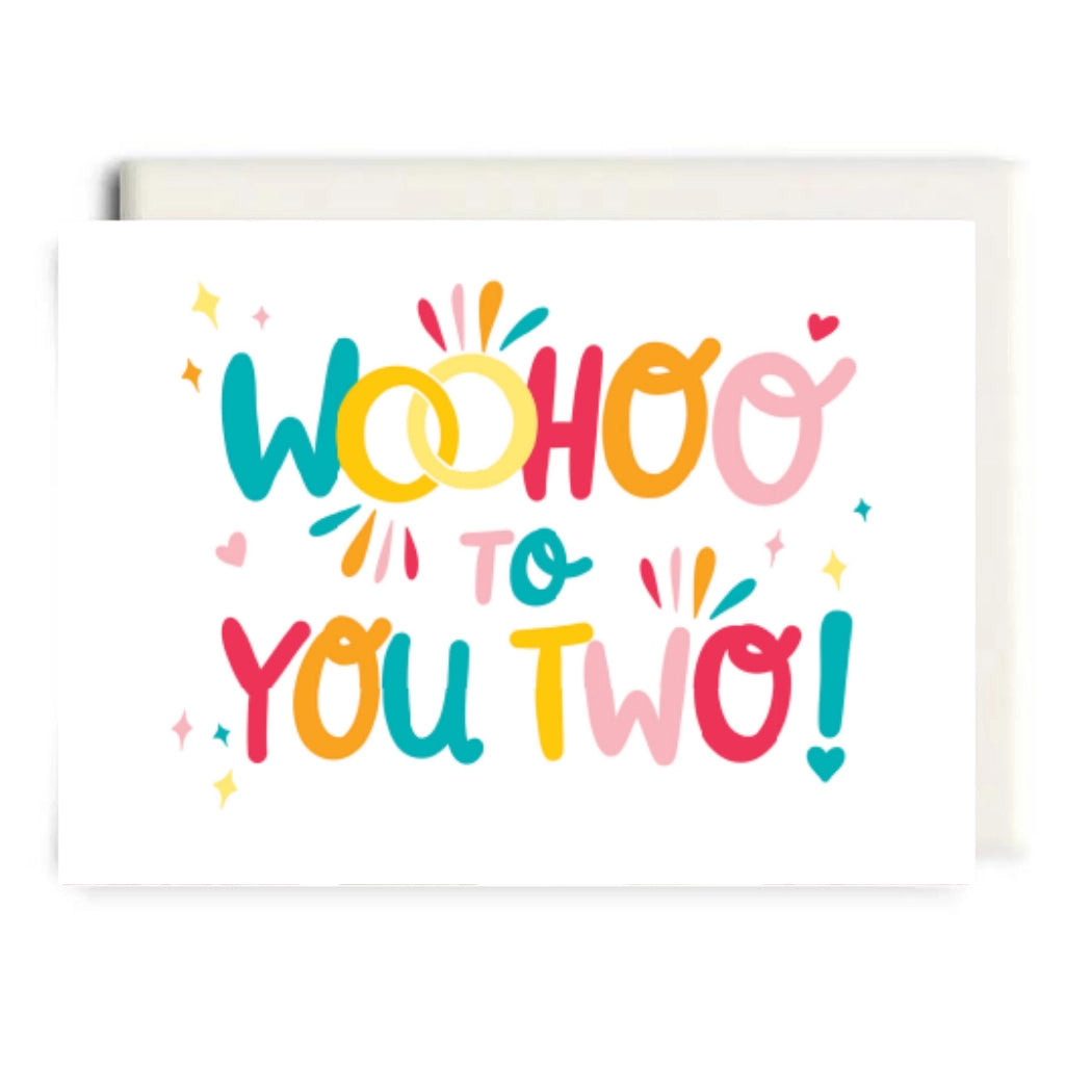 Woo-Hoo To You Two! Congratulations Card