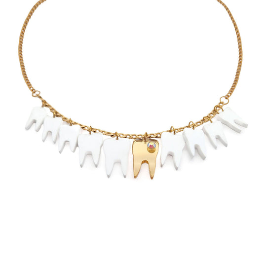 Acrylic Sweet Tooth Necklace