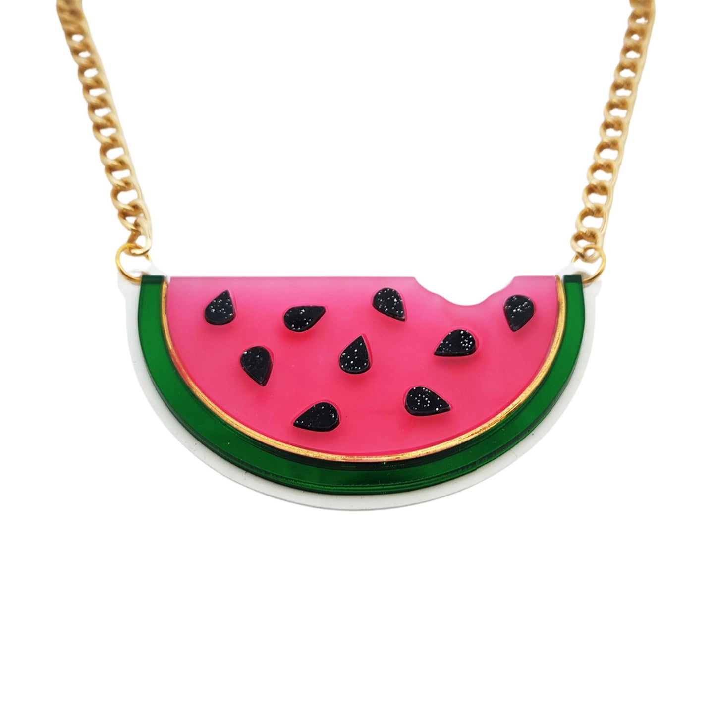 Acrylic Watermelon Necklace