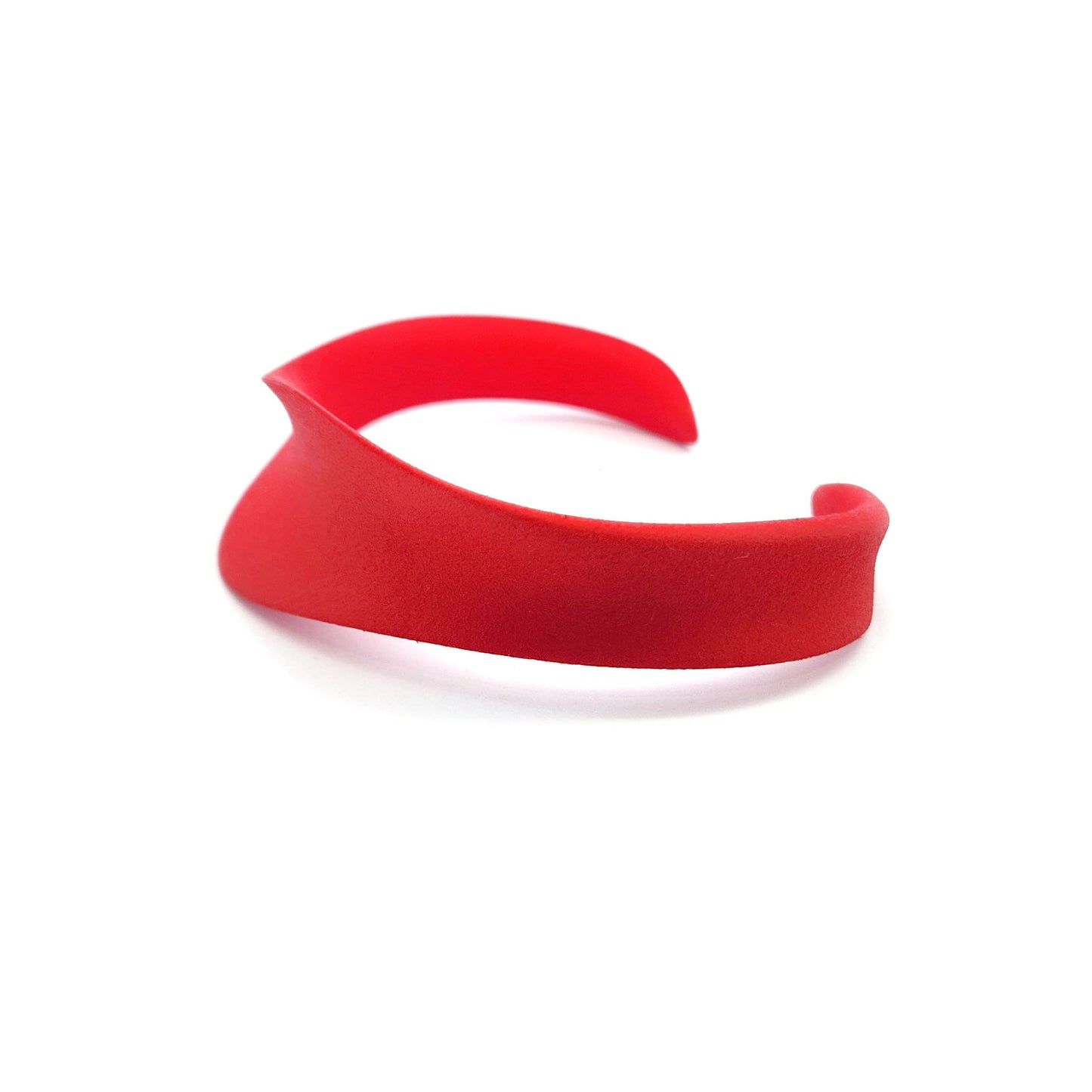 Red Nylon Neve Bangle Bracelet
