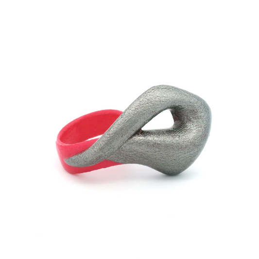 Pink & Silver Nava Ring