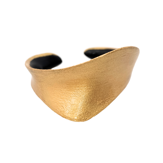Black & Gold Velan Bangle Bracelet