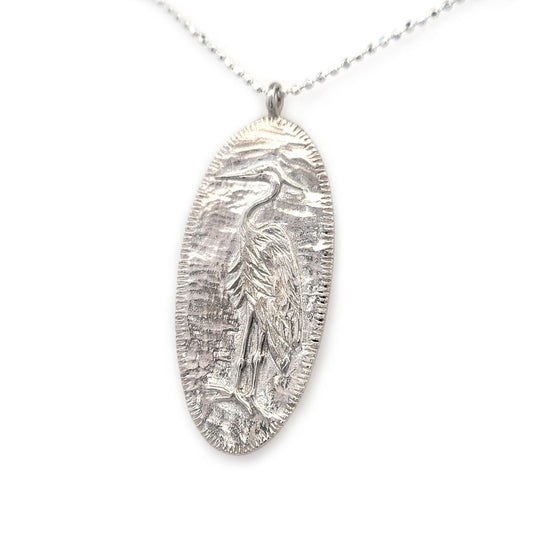 Heron Medallion Pendant