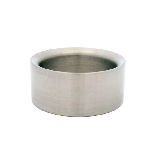 11mm Wide Titanium Flat Brushed Band