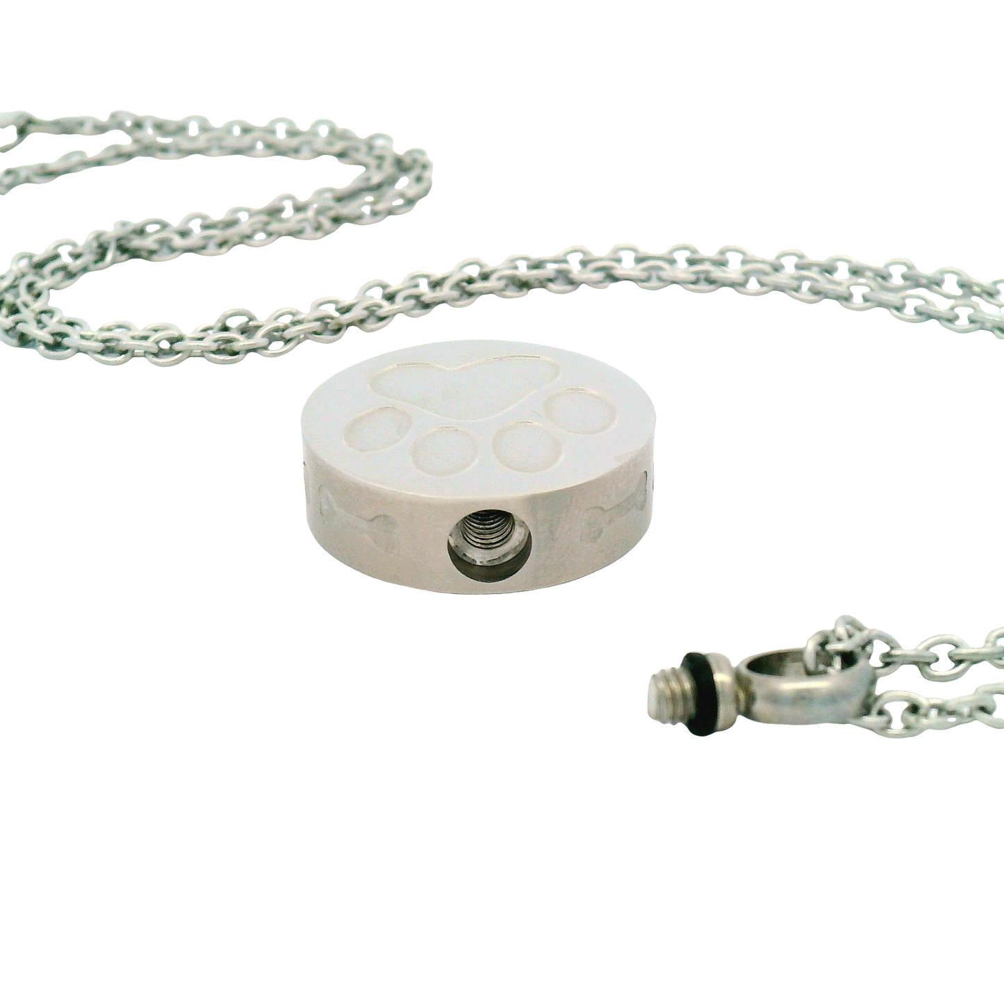 Stainless Steel Paw Urn Pendant