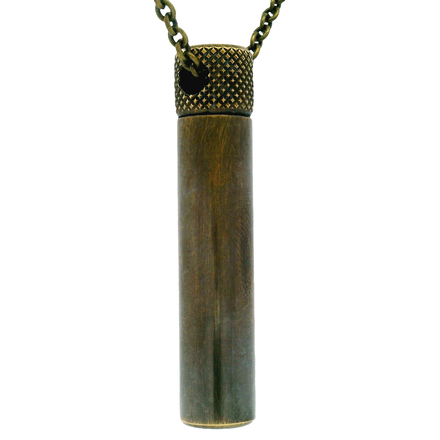 Antique Brass Poison Vial Pendant