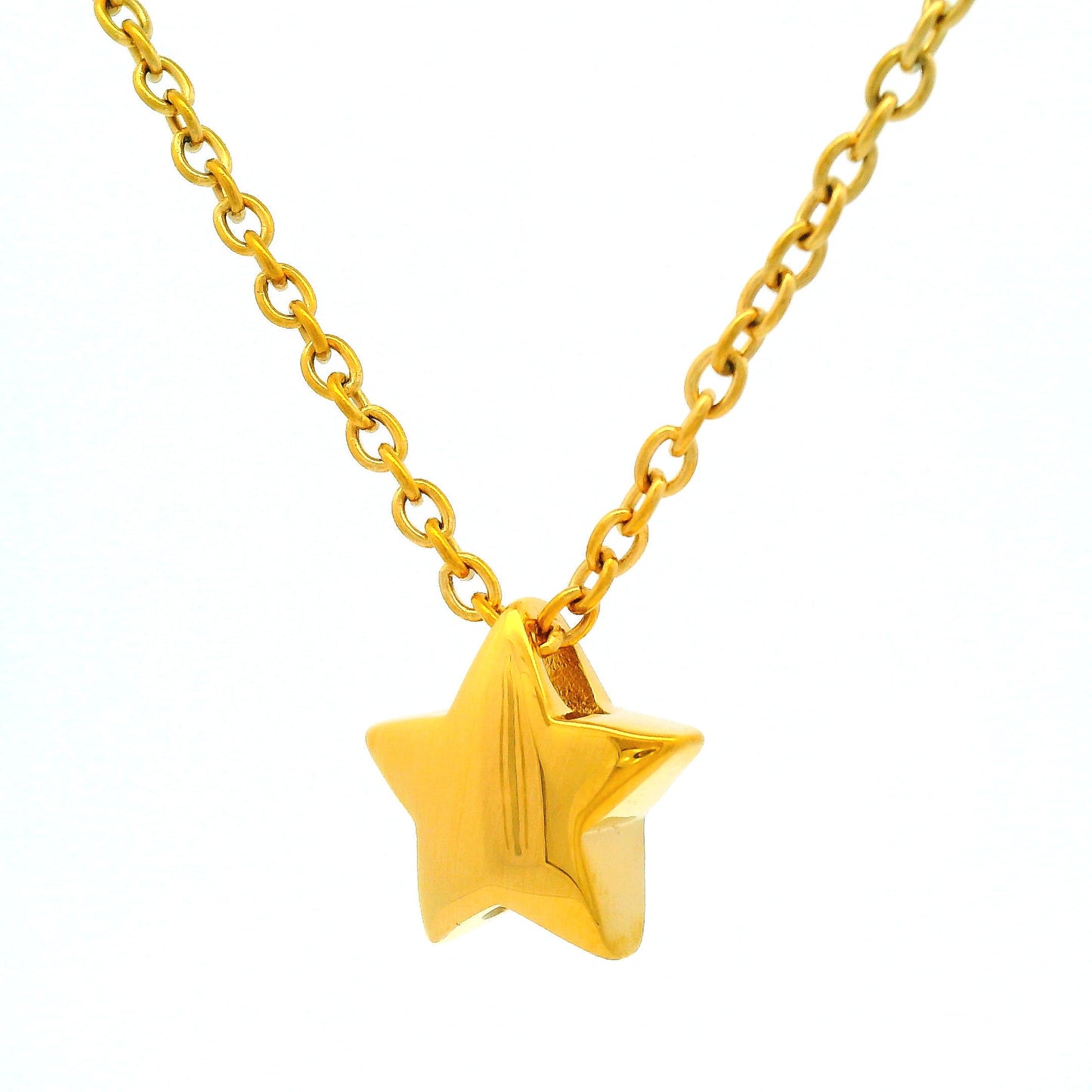 Gold Tiny Star Urn Pendant