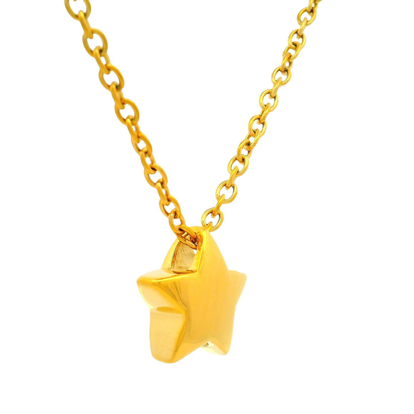 Gold Tiny Star Urn Pendant