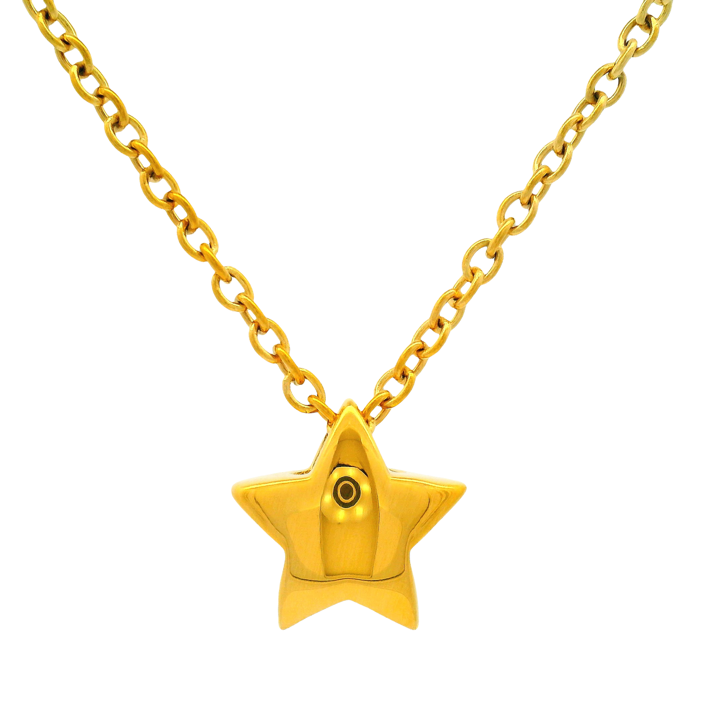 Gold Tiny Star Urn Pendant