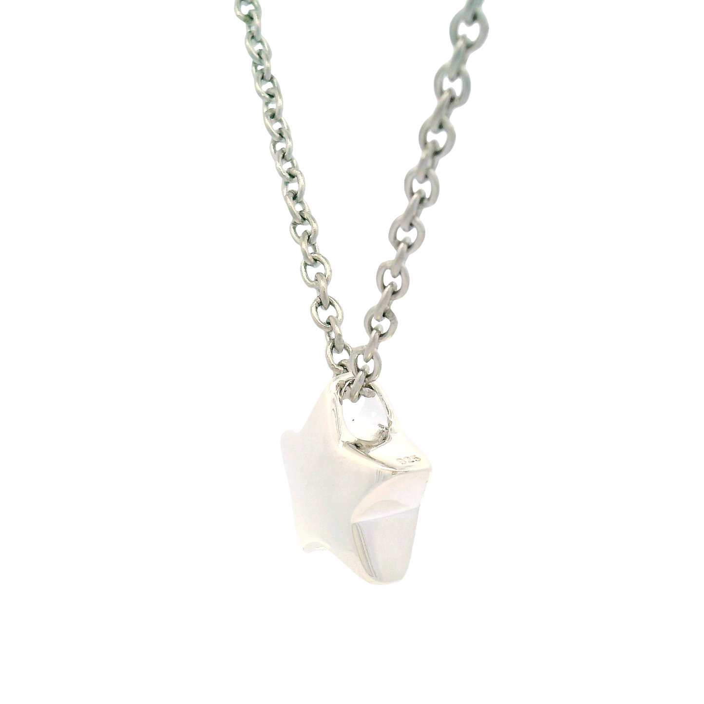 Sterling Silver Tiny Star Urn Pendant