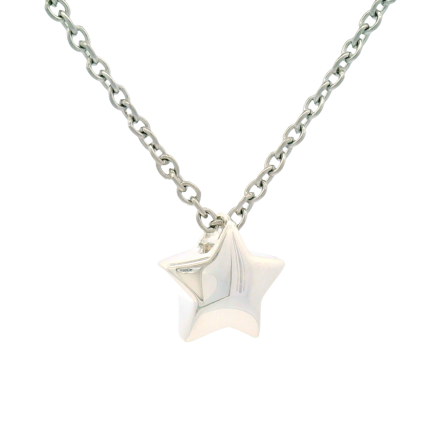 Sterling Silver Tiny Star Urn Pendant