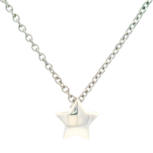 Sterling Silver Tiny Star Urn Pendant