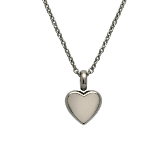 Heart Cremation Urn Necklace