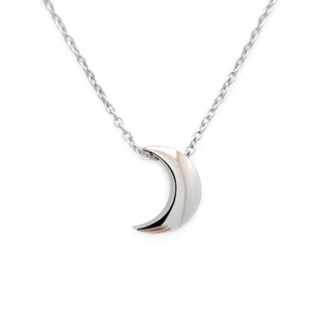 Crescent Moon Urn Necklace