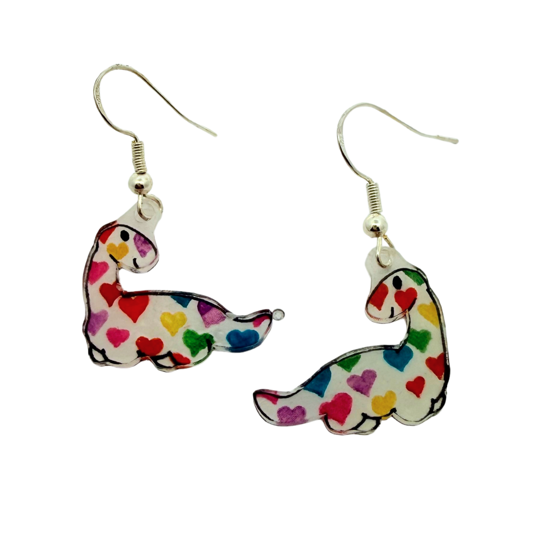 Dino Love Earrings