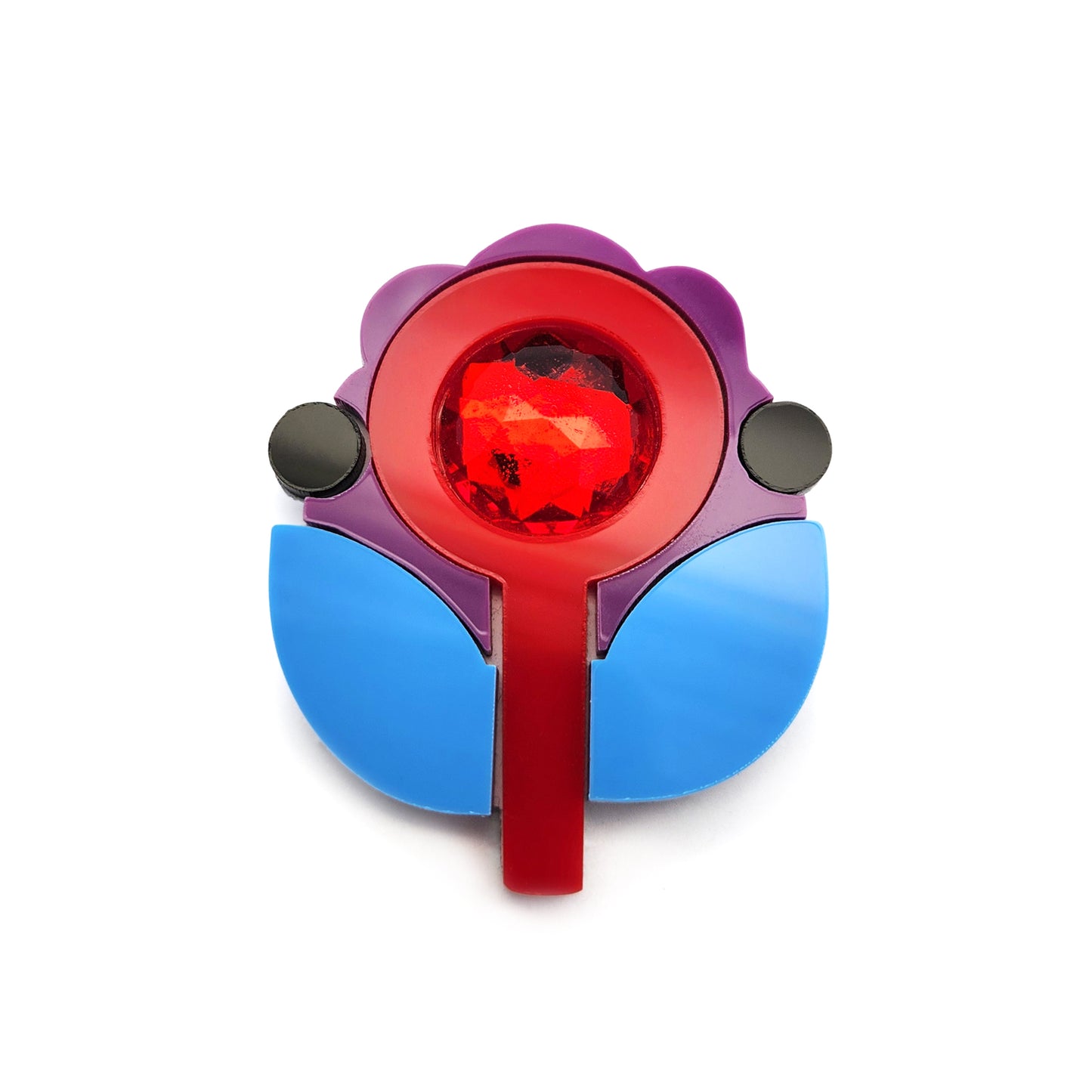 Acrylic Bloom Flower Brooch