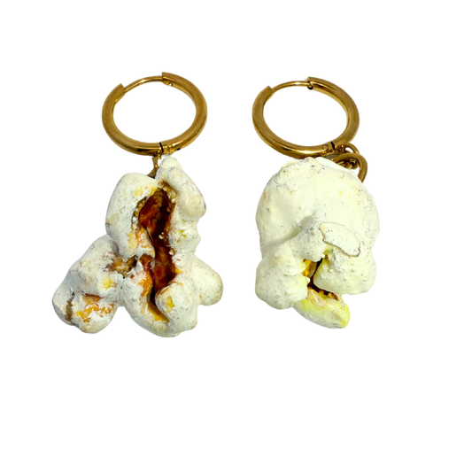 Handmade Popcorn Earrings