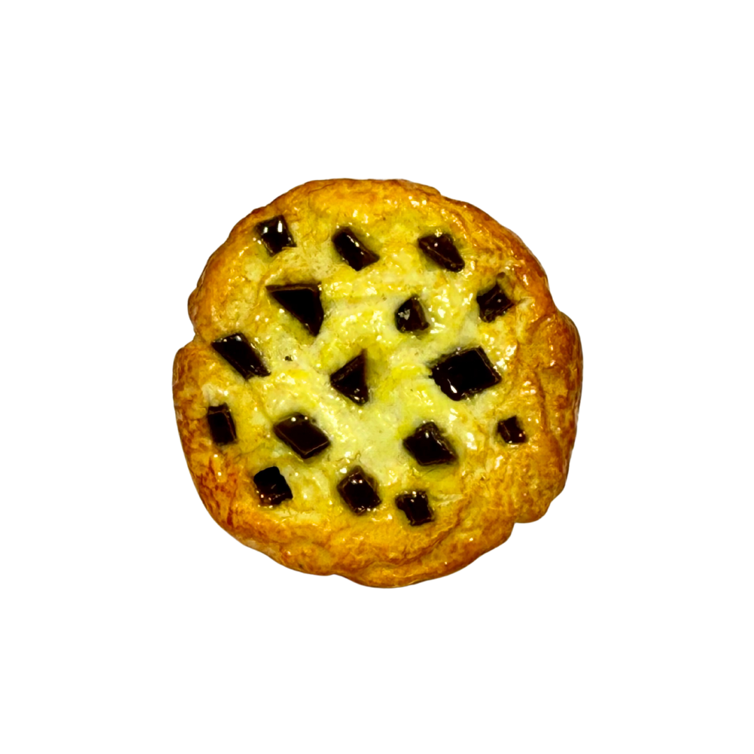 Handmade Chocolate Chip Cookie Pin