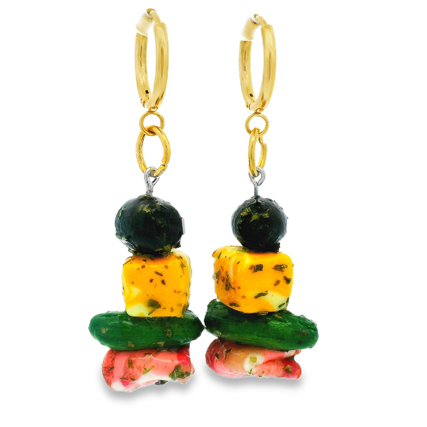Handmade 4 Piece Antipasto Earrings