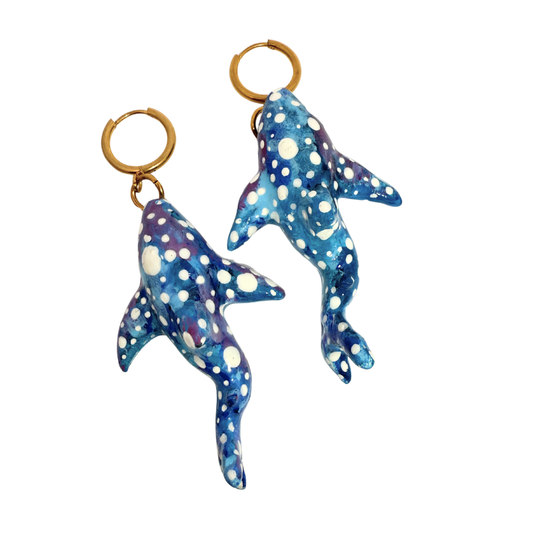 Handmade Shark Earrings